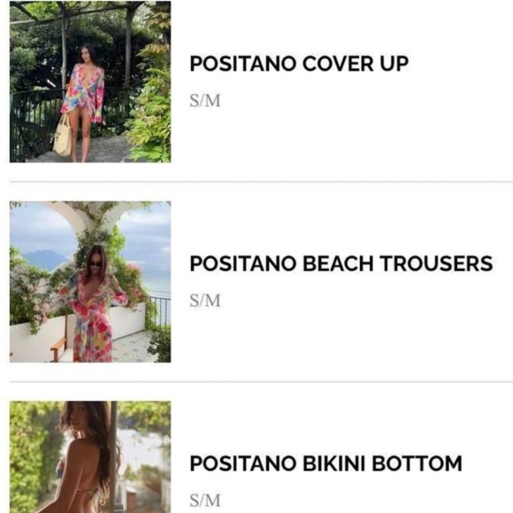 SLA The Label - 4 piece positano set. - Picture 4 of 5